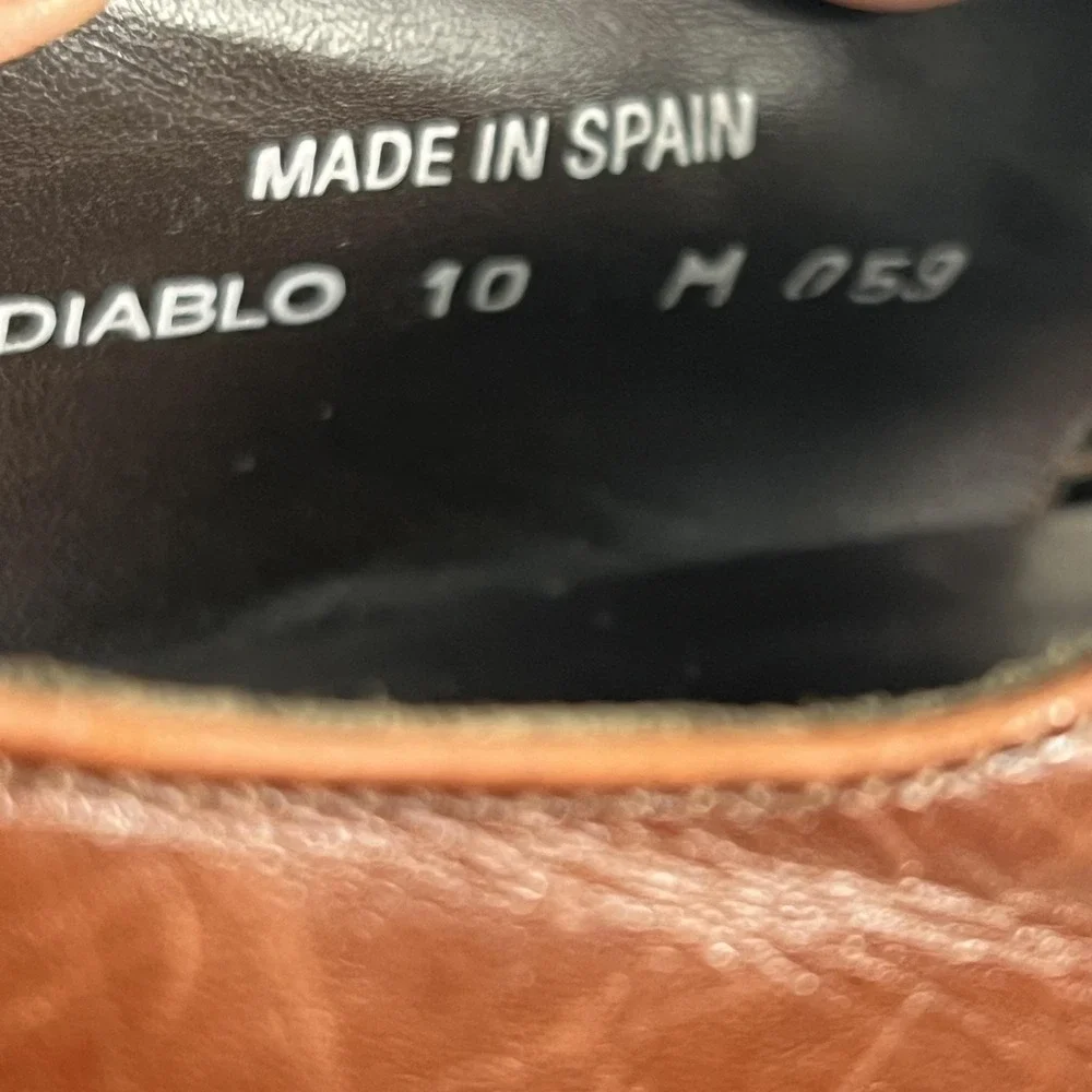 Mezlan Shoes Mens Size 10 M Brown Leather Diablo Fisherman Sandals Buckle